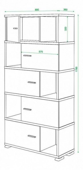 Шкаф комбинированный Домино СБ-30/5 в Озерске - ozersk.mebel24.online | фото 3