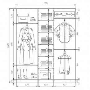 Шкаф-купе ХИТ 22-4-18-555 (420) в Озерске - ozersk.mebel24.online | фото 2