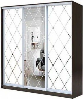 Шкаф-купе ХИТ 23-20/2-666 РОМБ БОЛЬШОЙ МАТОВЫЙ в Озерске - ozersk.mebel24.online | фото