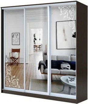 Шкаф-купе ХИТ 23-4-18-666 ОРНАМЕНТ в Озерске - ozersk.mebel24.online | фото