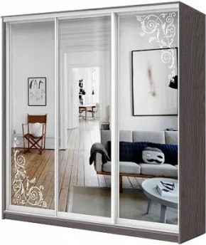 Шкаф-купе ХИТ 24-18-656 ОРНАМЕНТ в Озерске - ozersk.mebel24.online | фото