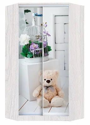 Шкаф-купе ХИТ-У-L-24-64-77 МИШКА В ИНТЕРЬЕРЕ в Озерске - ozersk.mebel24.online | фото