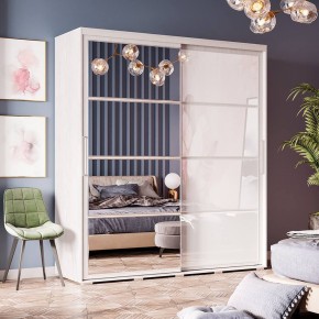 Шкаф-купе Крафт-6 1.6 м ШКК-06 (ясень белый) в Озерске - ozersk.mebel24.online | фото