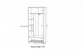 Шкаф-купе Ольга-Лофт 10.1 в Озерске - ozersk.mebel24.online | фото 4