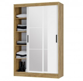 Шкаф-купе Тайм ШКК-03 (крафт/белый) в Озерске - ozersk.mebel24.online | фото 3