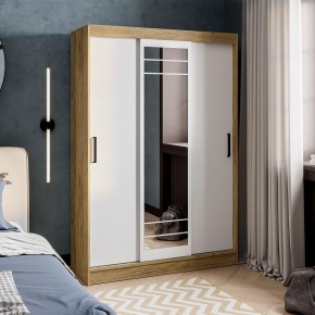 Шкаф-купе Тео ШКК-02 (крафт/белый) в Озерске - ozersk.mebel24.online | фото
