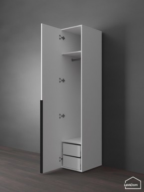 Шкаф Linnea MHR-1-3 2050х400х510 (Белый-М 11.1.1) в Озерске - ozersk.mebel24.online | фото 5