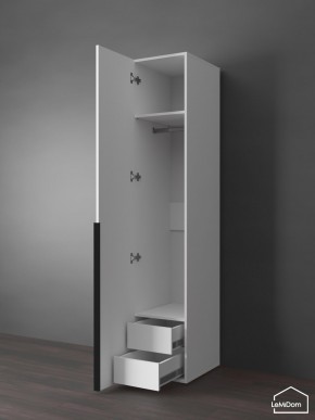 Шкаф Linnea MHR-1-3 2050х400х510 (Белый-М 11.1.1) в Озерске - ozersk.mebel24.online | фото 7