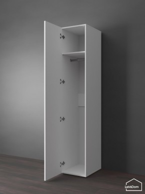 Шкаф Linnea MHR-1PO 2050х400х510 (Белый-М 11.1.1) в Озерске - ozersk.mebel24.online | фото 4