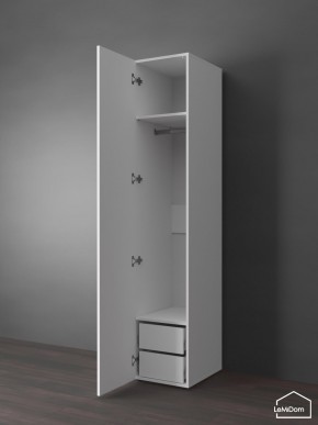 Шкаф Linnea MHR-1PO-3 2050х400х510 (Белый-М 11.1.1) в Озерске - ozersk.mebel24.online | фото 4