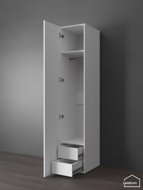 Шкаф Linnea MHR-1PO-3 2050х400х510 (Белый-М 11.1.1) в Озерске - ozersk.mebel24.online | фото 5