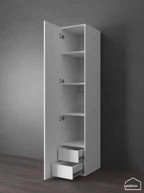 Шкаф Linnea MHR-1PO-4 2050х400х510 (Белый-М 11.1.1) в Озерске - ozersk.mebel24.online | фото 4