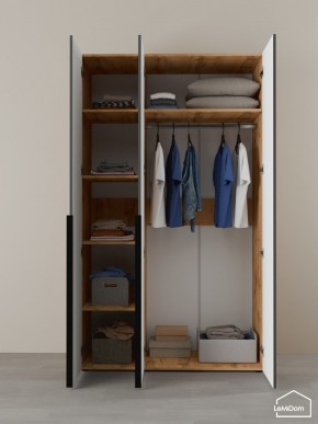 Шкаф Linnea MHR-3-1 2050х1200х510 (ДВ-М 11.1.25) в Озерске - ozersk.mebel24.online | фото 4