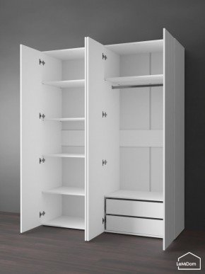 Шкаф Linnea MHR-4PO-2 2050х1600х510 (Белый-М 11.1.2) в Озерске - ozersk.mebel24.online | фото 5