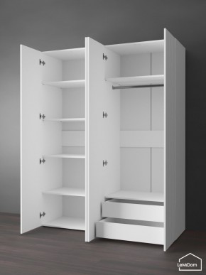 Шкаф Linnea MHR-4PO-2 2050х1600х510 (Белый-М 11.1.2) в Озерске - ozersk.mebel24.online | фото 6