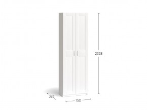 Шкаф МАКС двухдверный узкий, цвет белый в Озерске - ozersk.mebel24.online | фото 3