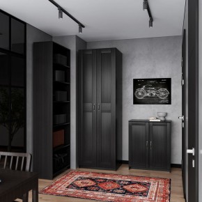 Шкаф МАКС двухстворчатый, цвет Дуб Венге в Озерске - ozersk.mebel24.online | фото 4