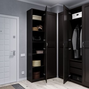 Шкаф МАКС однодверный узкий, цвет Дуб Венге в Озерске - ozersk.mebel24.online | фото 4
