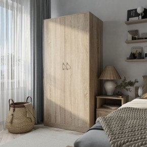 Шкаф ПЕГАС двухдверный, цвет Дуб Сонома в Озерске - ozersk.mebel24.online | фото 4