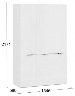 Шкаф платяной Глосс СМ-319.07.431 в Озерске - ozersk.mebel24.online | фото 4
