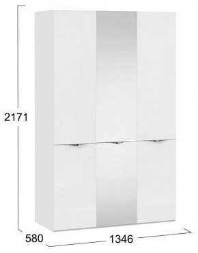 Шкаф платяной Глосс СМ-319.07.432 в Озерске - ozersk.mebel24.online | фото 4