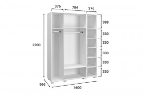 Шкаф платяной Монблан МБ-25К в Озерске - ozersk.mebel24.online | фото 3