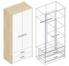 Шкаф "Милана" 2-х створчатый с 2 ящиками в Озерске - ozersk.mebel24.online | фото 3