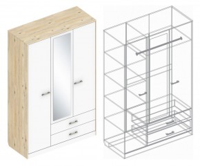 Шкаф "Милана" 3-х створчатый с 2 ящиками в Озерске - ozersk.mebel24.online | фото 3