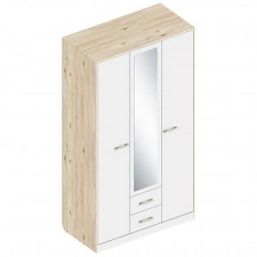 Шкаф "Милана" 3-х створчатый с 2 ящиками по центру в Озерске - ozersk.mebel24.online | фото