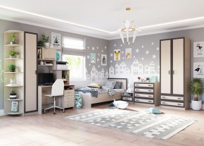 НАОМИ Шкаф 1 створчатый с полками и штангой в Озерске - ozersk.mebel24.online | фото 2