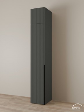 Шкаф с антресолью Linnea MHR-1A-3 2450х400х510 (Графит-М 11.1.25) в Озерске - ozersk.mebel24.online | фото 1