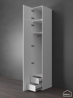Шкаф с антресолью Linnea MHR-1POA-3 2450х400х510 (Белый-М 11.1.1) в Озерске - ozersk.mebel24.online | фото 6