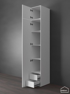 Шкаф с антресолью Linnea MHR-1POA-4 2450х400х510 (Белый-М 11.1.2) в Озерске - ozersk.mebel24.online | фото 5