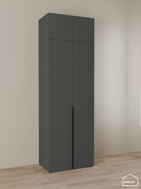 Шкаф с антресолью Linnea MHR-2A-2 2450х800х510 (Графит-М 11.1.25) в Озерске - ozersk.mebel24.online | фото 1