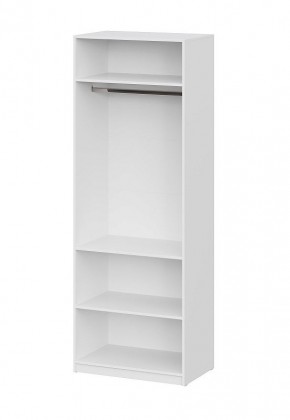 Шкаф ШК-5 + 2 полки (800) Белый текстурный в Озерске - ozersk.mebel24.online | фото 3