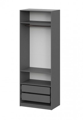 Шкаф ШК-5 + 2 полки + ящики (800) Графит в Озерске - ozersk.mebel24.online | фото 4