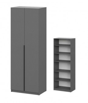 Шкаф ШК-5 + 4 полки (800) Графит в Озерске - ozersk.mebel24.online | фото 1