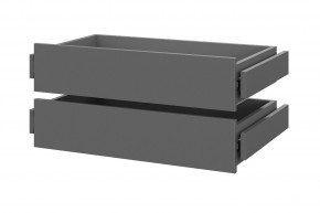 Шкаф ШК-5 + 4 полки + ящики (800) Графит в Озерске - ozersk.mebel24.online | фото 2