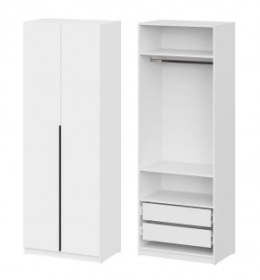 Шкаф ШК-5 + 2 полки + ящики (800) Белый текстурный в Озерске - ozersk.mebel24.online | фото