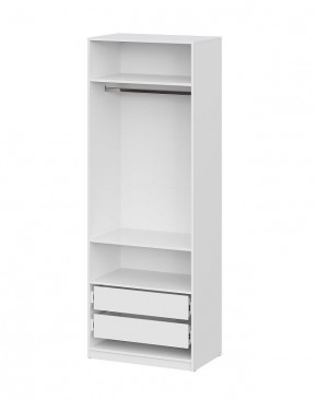 Шкаф ШК-5 + 2 полки + ящики (800) Белый текстурный в Озерске - ozersk.mebel24.online | фото 3