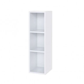 Шкаф Сириния навесной открытый белый/МДФ белый снег в Озерске - ozersk.mebel24.online | фото