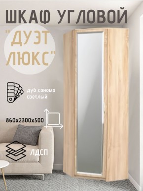 Шкаф угловой Дуэт Люкс с зеркалом в Озерске - ozersk.mebel24.online | фото