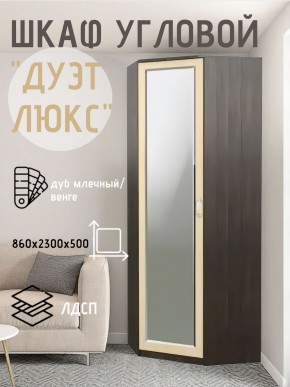 Шкаф угловой Дуэт Люкс с зеркалом в Озерске - ozersk.mebel24.online | фото 5