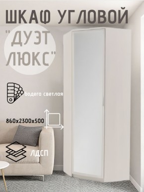 Шкаф угловой Дуэт Люкс с зеркалом в Озерске - ozersk.mebel24.online | фото 6