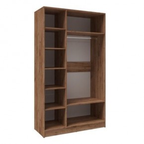 Шкаф Вегас 1200 Дуб крафт табачный/Дуб крафт белый в Озерске - ozersk.mebel24.online | фото 2