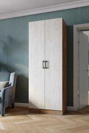 Шкаф Вегас 800 Дуб крафт табачный/Дуб крафт белый в Озерске - ozersk.mebel24.online | фото 1