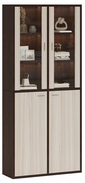 Шкаф-витрина Домино СУ(ш2в2)+2ФС+2ФГ в Озерске - ozersk.mebel24.online | фото 2