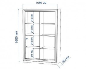 Шкаф-витрина Нобиле ШВтН ФСД-ФСД в Озерске - ozersk.mebel24.online | фото 2