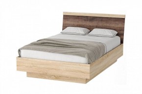 СОНАТА КРС-1400 Кровать с ПМ (дуб сонома/дуб сакраменто) в Озерске - ozersk.mebel24.online | фото