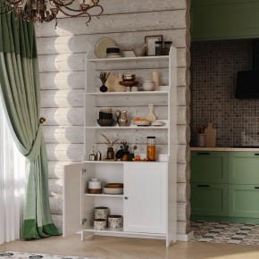 Стеллаж 20 Вествик, массив сосны, цвет белый в Озерске - ozersk.mebel24.online | фото 4